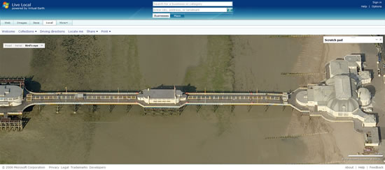 Local Live map interface